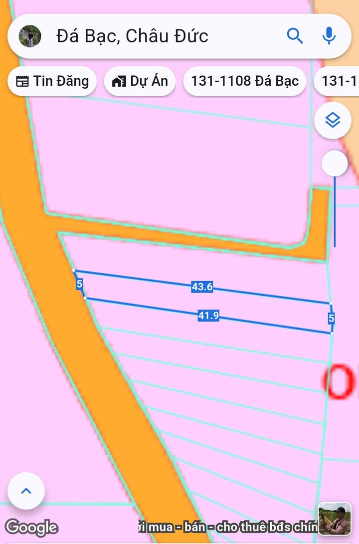 Đất nền Đá Bạc - Châu Đức 215m² giá 670 triệu - Sổ đỏ chính chủ, đường nhựa đẹp!