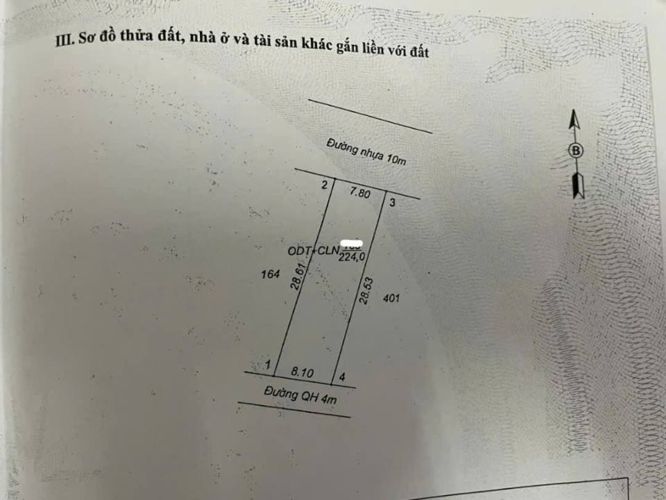 Đất thổ cư Hiệp Ninh Tây Ninh 222.3m² giá 330 triệu - Phong thủy tốt, giá hợp lý!