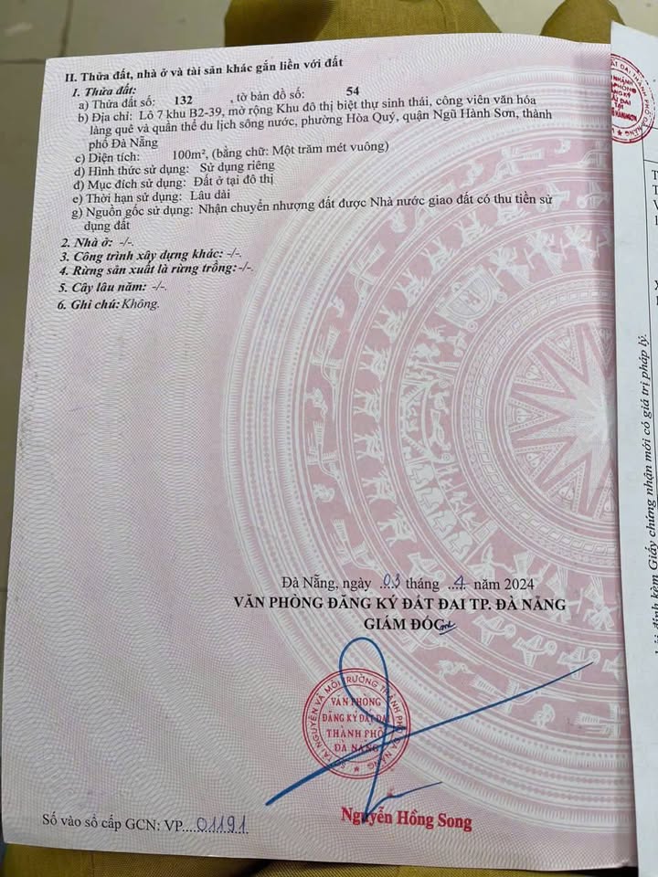 Đất nền khu Hòa Quý Đà Nẵng 200m² giá 11 tỷ - Cơ hội đầu tư vàng!