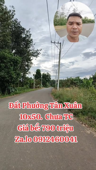Đất nền phường Tân Xuân 700m² giá chỉ 790 triệu - Cơ hội đầu tư tuyệt vời!