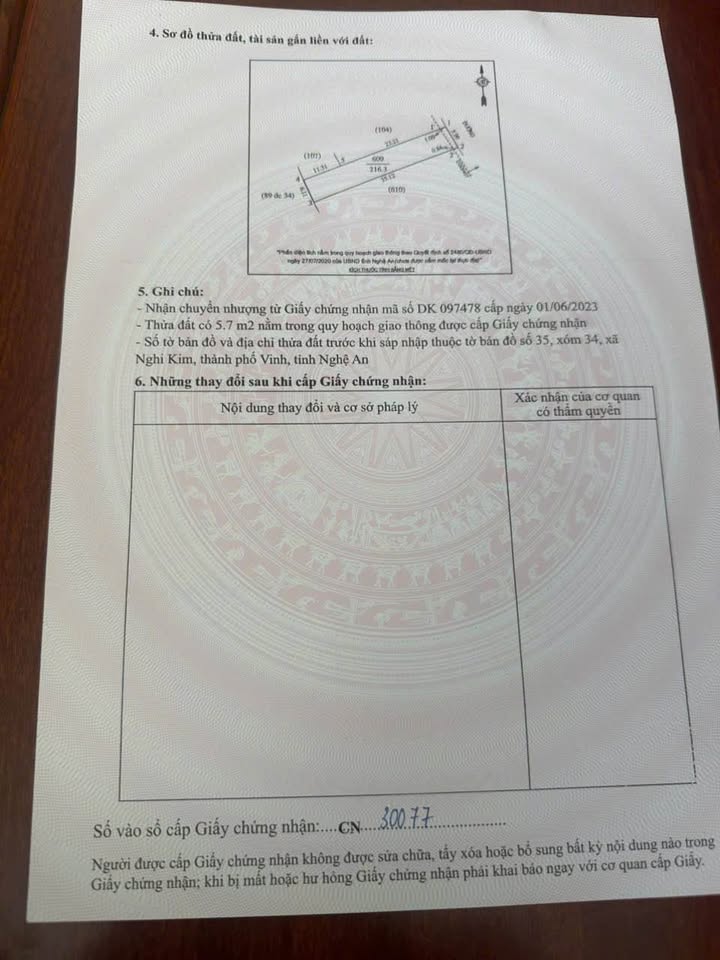 Bán đất mặt đường Kim Xuân, Nghi Kim 216m² giá 5.184 tỷ - Đường ô tô tránh nhau!