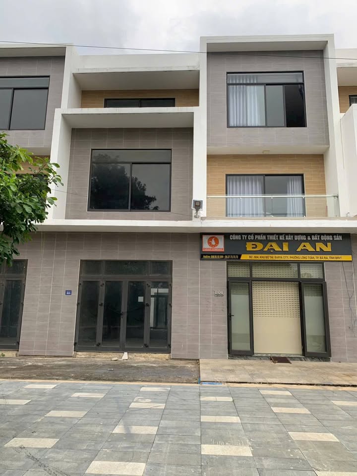 Shophouse Barya Citi Bà Rịa 96m² giá 6.5 tỷ - Mặt tiền kinh doanh sầm uất!