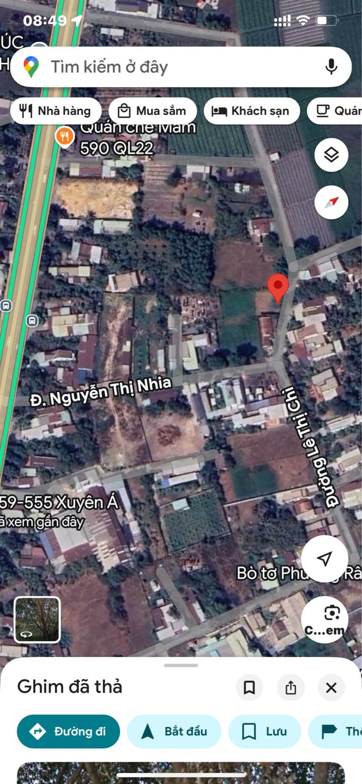 Đất nền xã Tân An Hội, huyện Củ Chi 1240m² - Mặt tiền đường nhựa, giá tốt thương lượng!