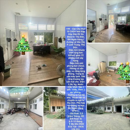 Cho thuê phòng CHDV mới 25m² gần ĐH Ngân Hàng Thủ Đức - Giá 3,5 triệu/tháng!