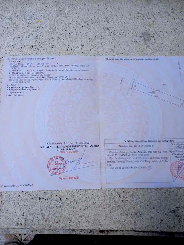 Đất nền Cái Răng 175m² giá 899 triệu - Cơ hội đầu tư sinh lời!