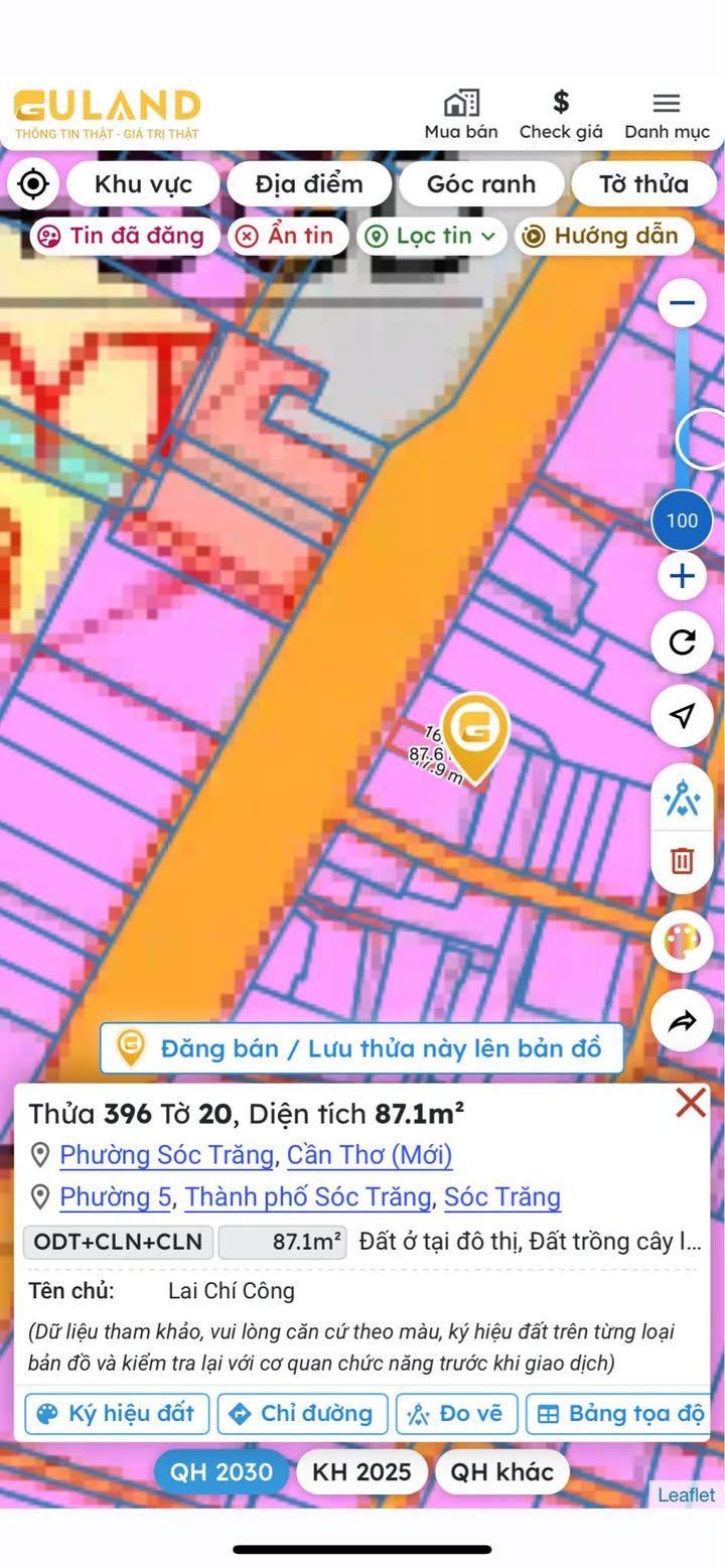 Nhà mặt tiền đường Tôn Đức Thắng, Sóc Trăng 87m² giá 1.85 tỷ - Tiện ích đầy đủ, thương lượng chính chủ!