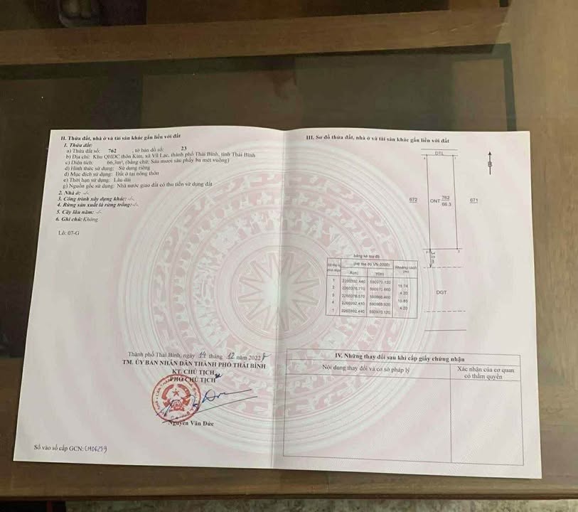 Đất nền khu TDC Vũ Lạc 66.3m² giá 1.9 tỷ - Cơ hội đầu tư tuyệt vời!