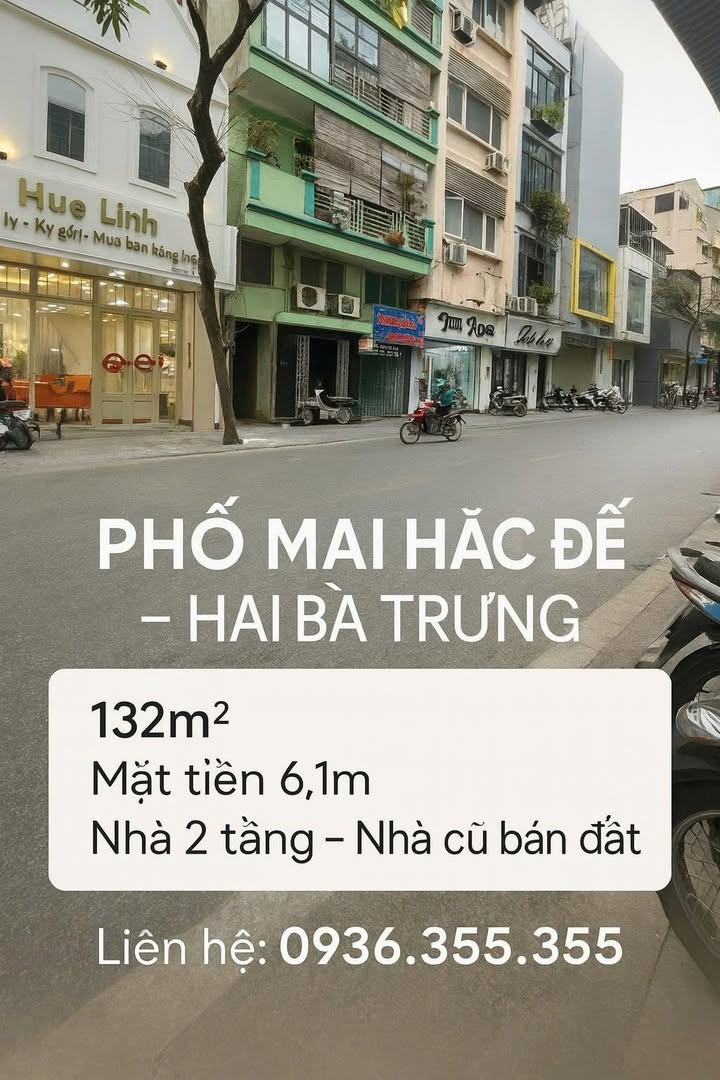 Bán nhà mặt phố Mai Hắc Đế, Hai Bà Trưng 132m² giá 120 tỷ - Cơ hội đầu tư hấp dẫn!