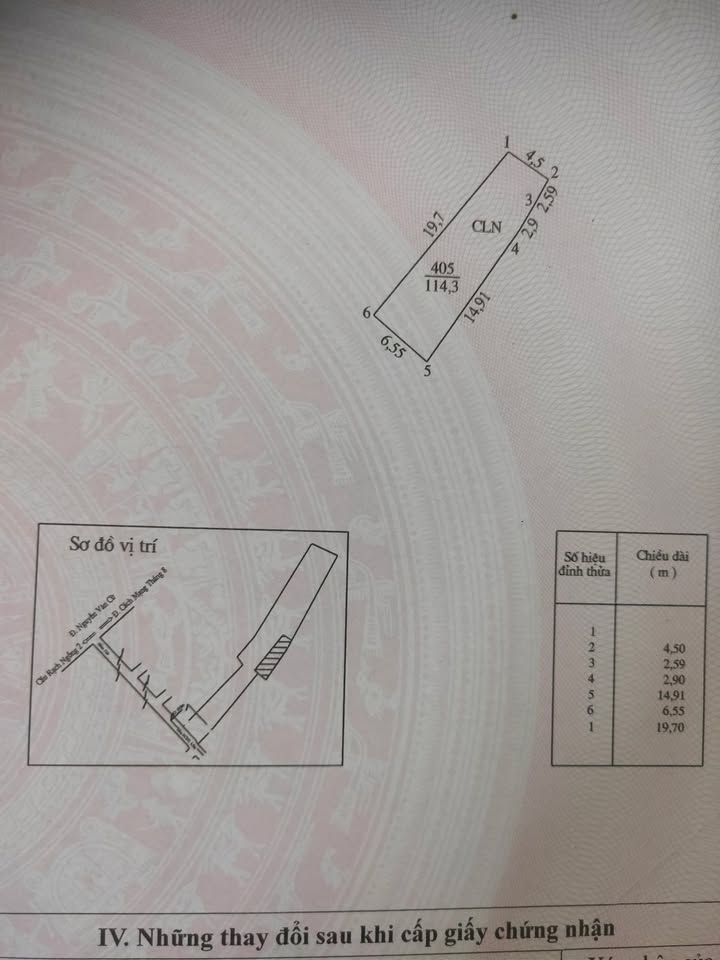 Đất nền Hẻm 359 Nguyễn Văn Cừ 114m² giá 1.75 tỷ - Khu dân cư đông đúc, thuận lợi kinh doanh