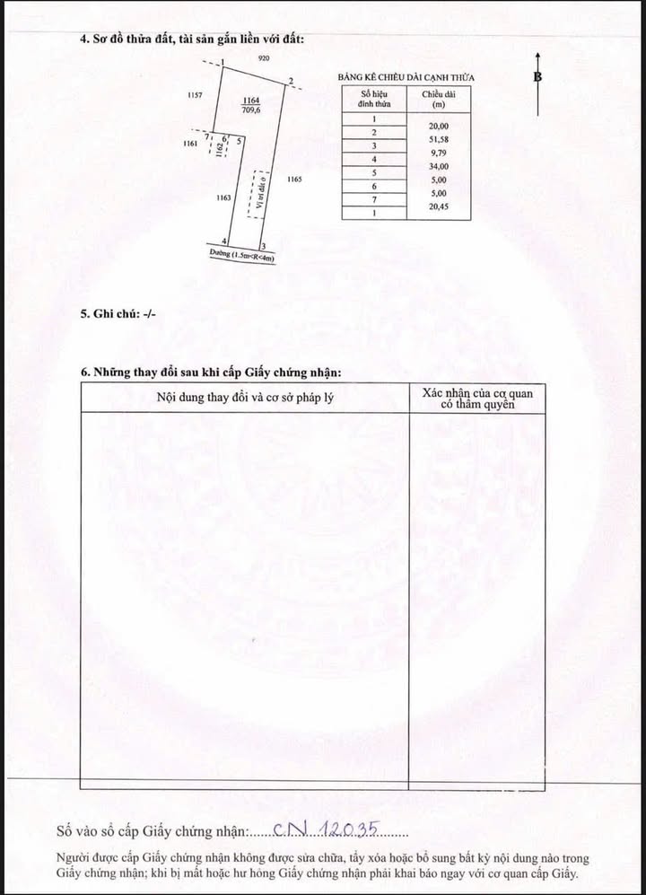 Đất nền 709,6m² mặt tiền đường đá mi Long Tân - Cơ hội đầu tư sinh lời!