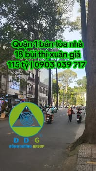 Townhouse Bến Thành Quận 1 112m² giá 115 tỷ - Cơ hội đầu tư sinh lời!