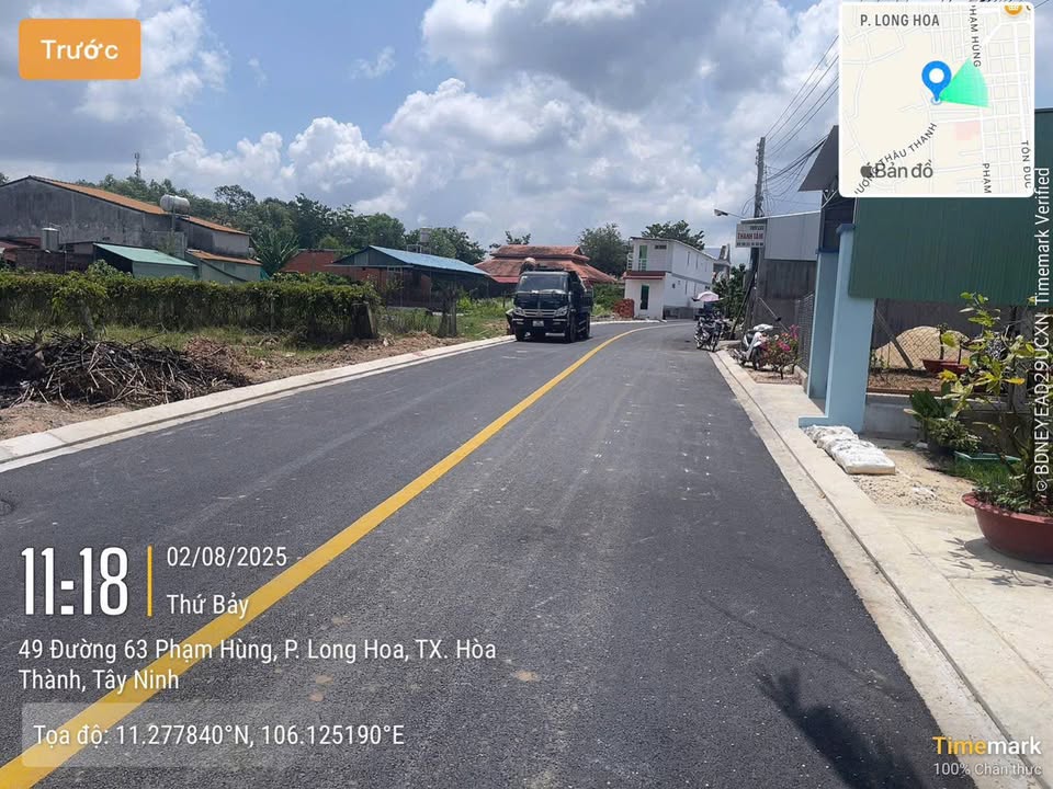 Đất nền hẻm 63 Phạm Hùng 168m² giá 1.5 tỷ - Sổ hồng chính chủ!