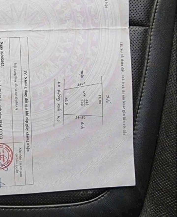 Đất vườn 500m² xã Xuân Mai, Chương Mỹ - Đường thông ô tô, giá thỏa thuận!