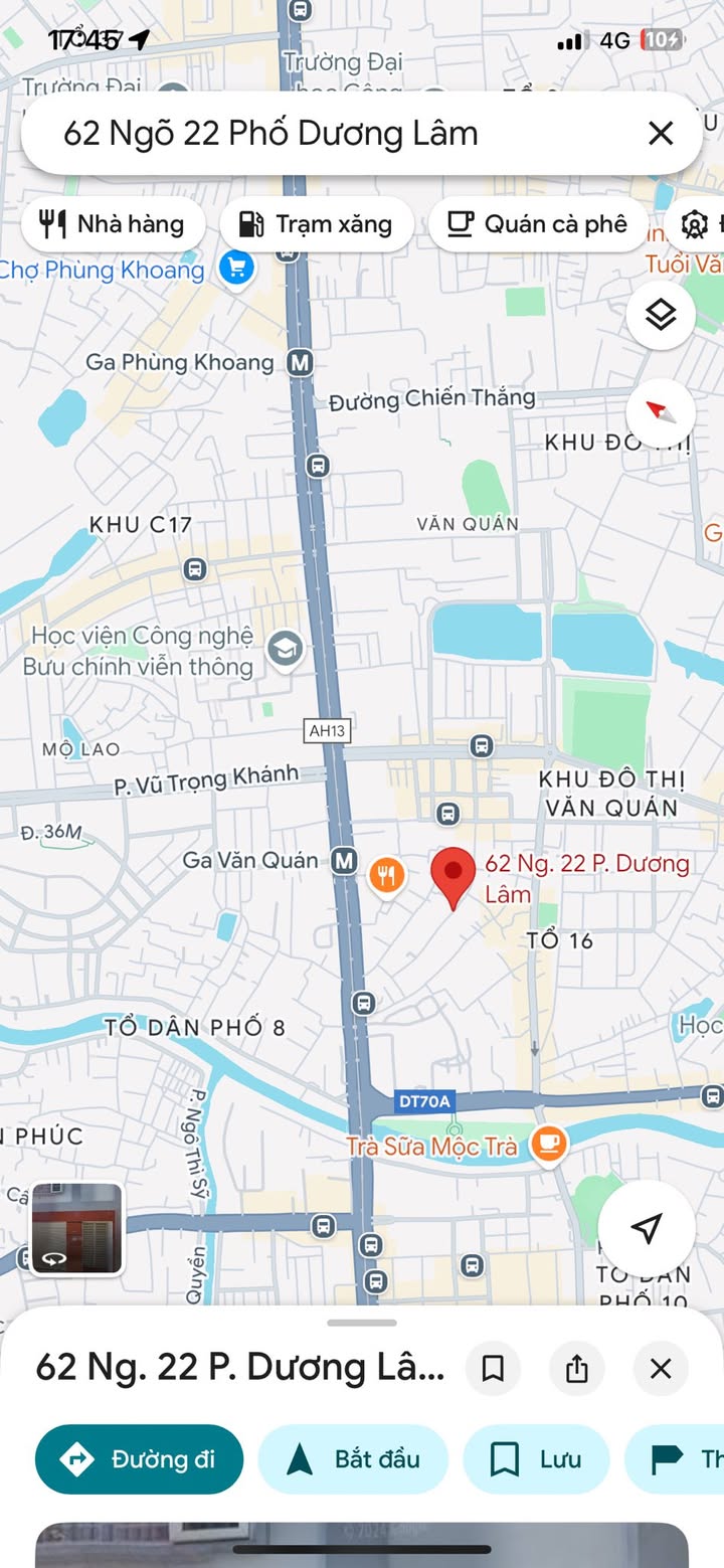 Phòng trọ cho thuê Ngõ 22 Dương Lâm, Hà Đông - Giá chỉ 2.6 triệu/tháng!