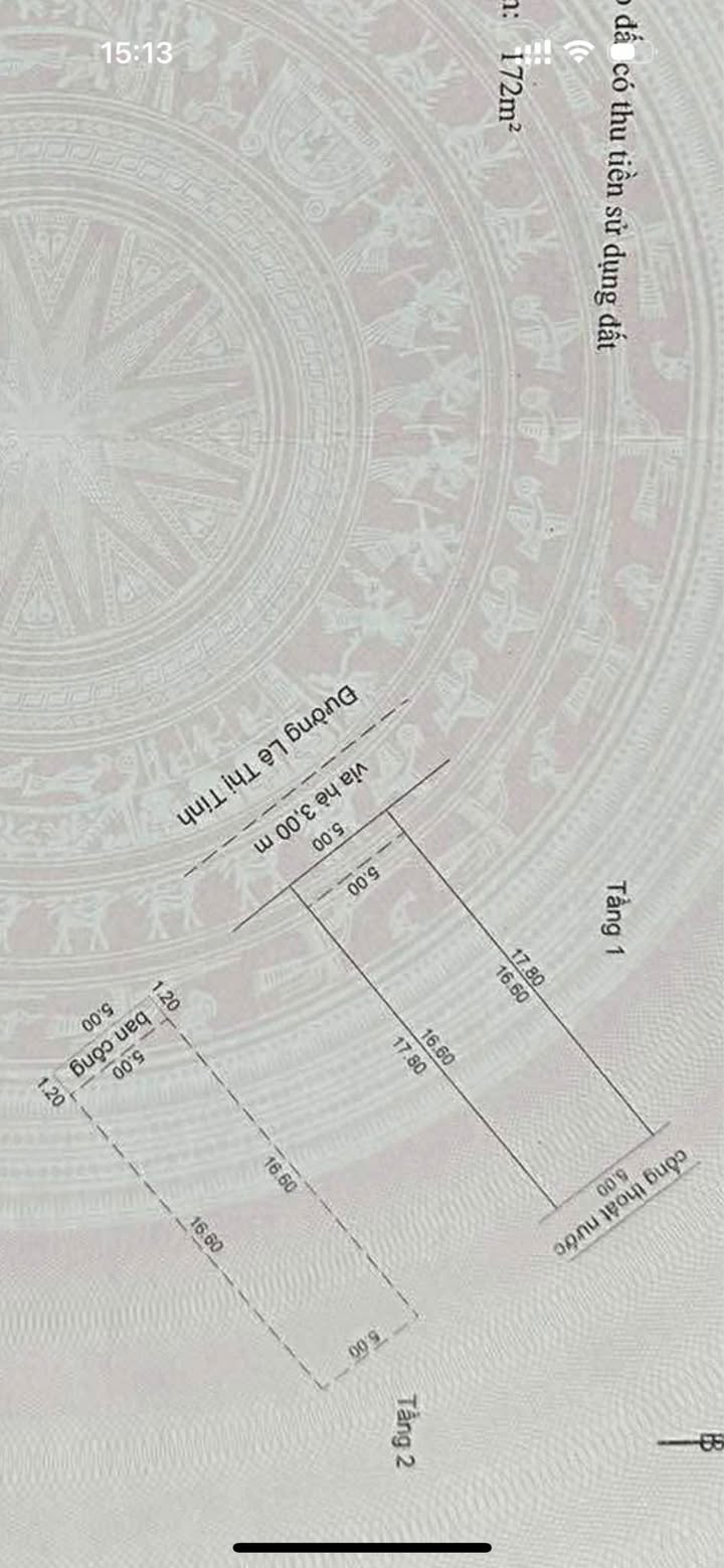 Nhà 2 tầng mặt tiền Lê Thị Tính, 90m² giá 6.25 tỷ - Thương lượng nhẹ!