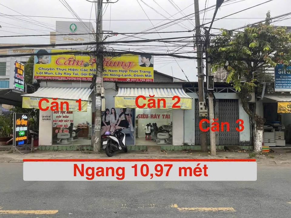 Nhà phố mặt tiền Đoàn Hoàng Minh Bến Tre 146m² giá 4.5 tỷ - Đầu tư sinh lời ngay!