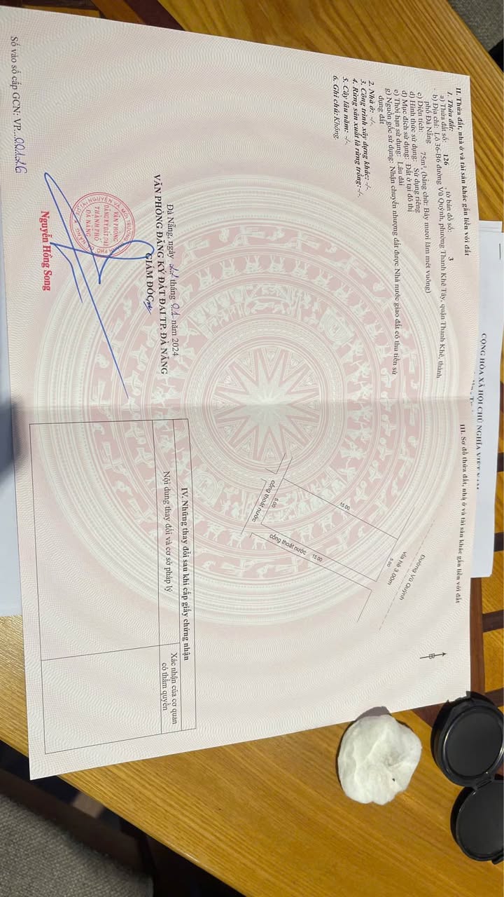 Nhà 2 tầng mặt tiền Vũ Quỳnh, Thanh Khê 75m² giá 6.5 tỷ - Đầu tư sinh lời ngay!