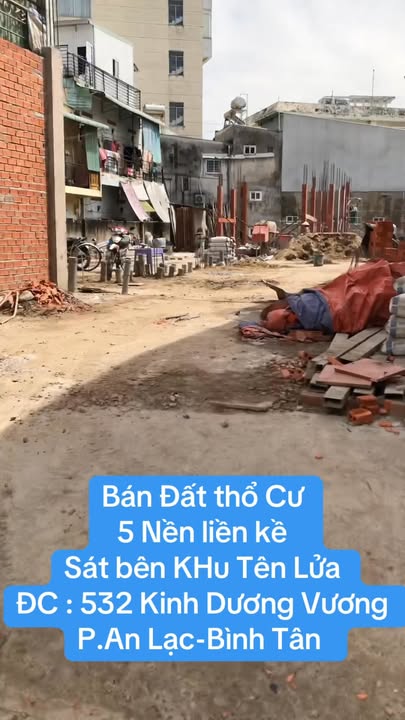 Bán đất thổ cư 532 Kinh Dương Vương, Bình Tân - Giá chỉ từ 5 tỷ!
