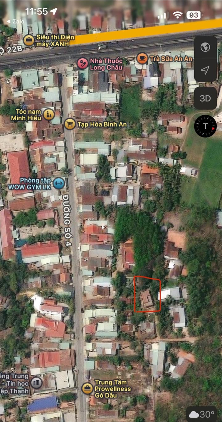 Đất thổ cư Hiệp Thạnh, Gò Dầu 1357.76m² giá 1.6 tỷ - Đầu tư sinh lời hấp dẫn!