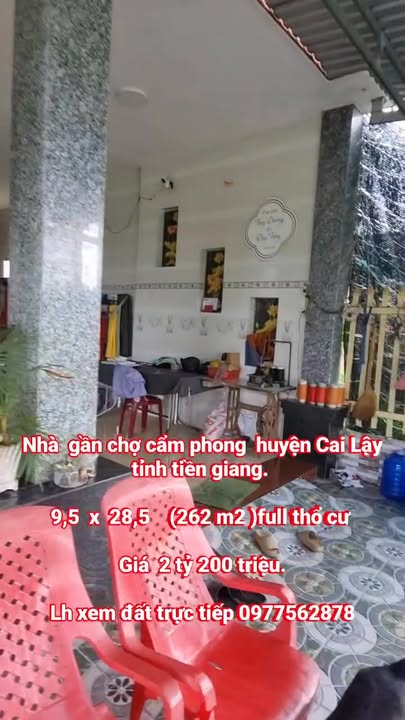 Nhà riêng Cẩm Sơn Cai Lậy 270m² - Gần sông thoáng mát!