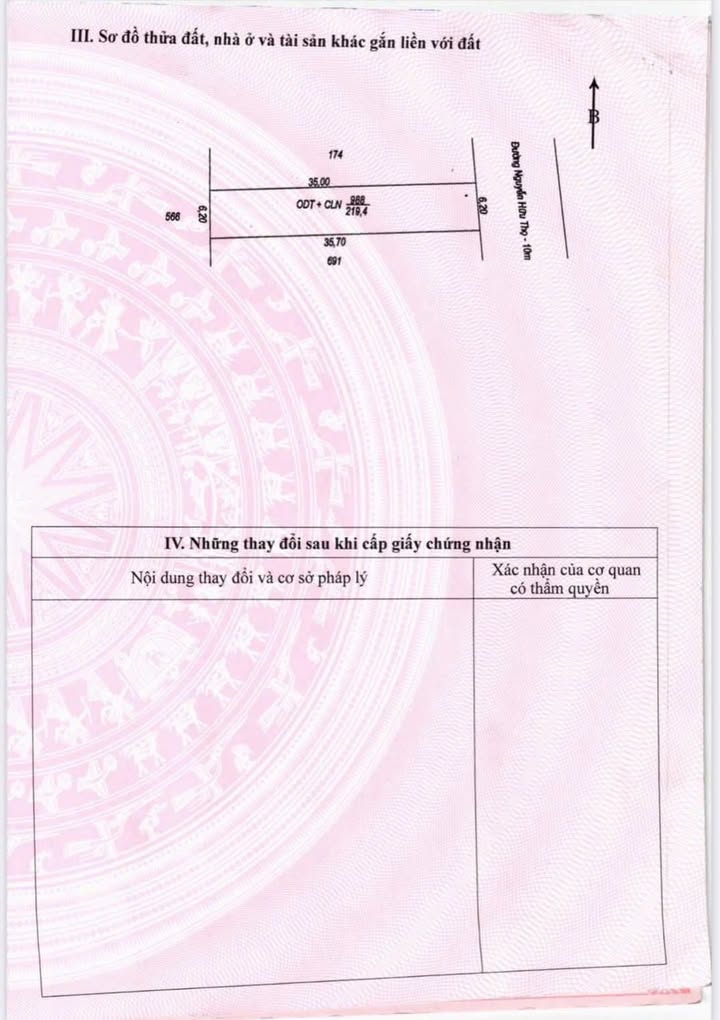 Đất mặt tiền Nguyễn Hữu Thọ, Hiệp Ninh, Tây Ninh 217m² - Đầu tư sinh lời tốt!