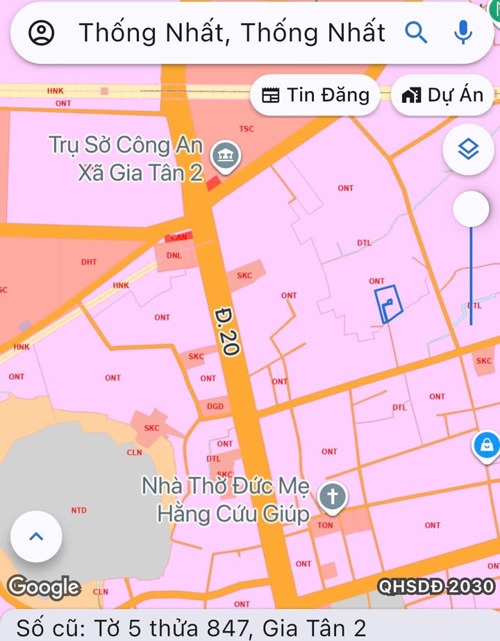 Đất nền Gia Tân 2, Thống Nhất 2600m² giá 3 tỷ - Cơ hội đầu tư tuyệt vời!