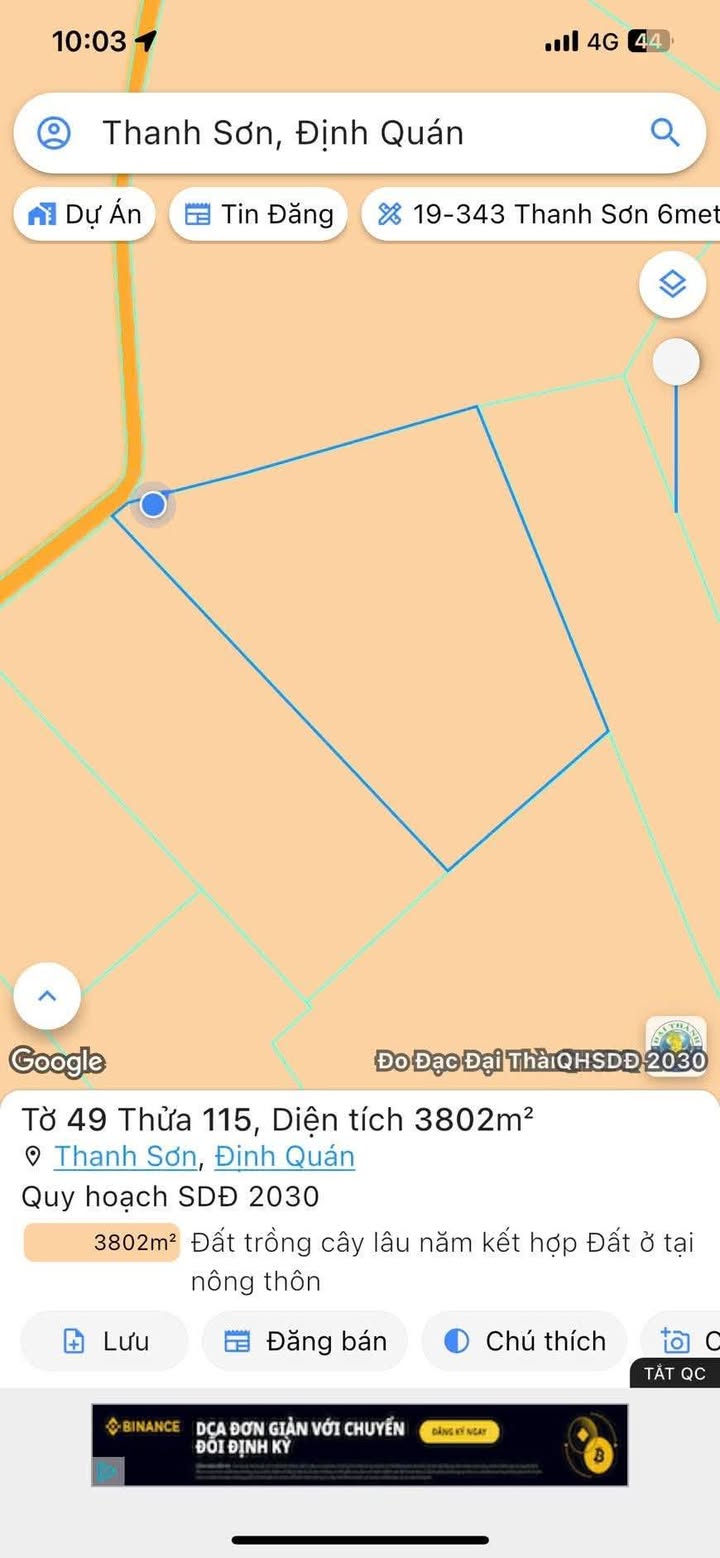 Đất 3600m² tại Thanh Sơn, Định Quán chỉ 900 triệu - Sổ hồng riêng, chỉ việc dọn vào ở!