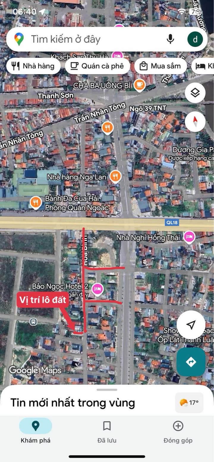 Đất nền kinh doanh Yên Thanh, Uông Bí 123,5m² giá 2 tỷ - Tiềm năng sinh lời lớn!