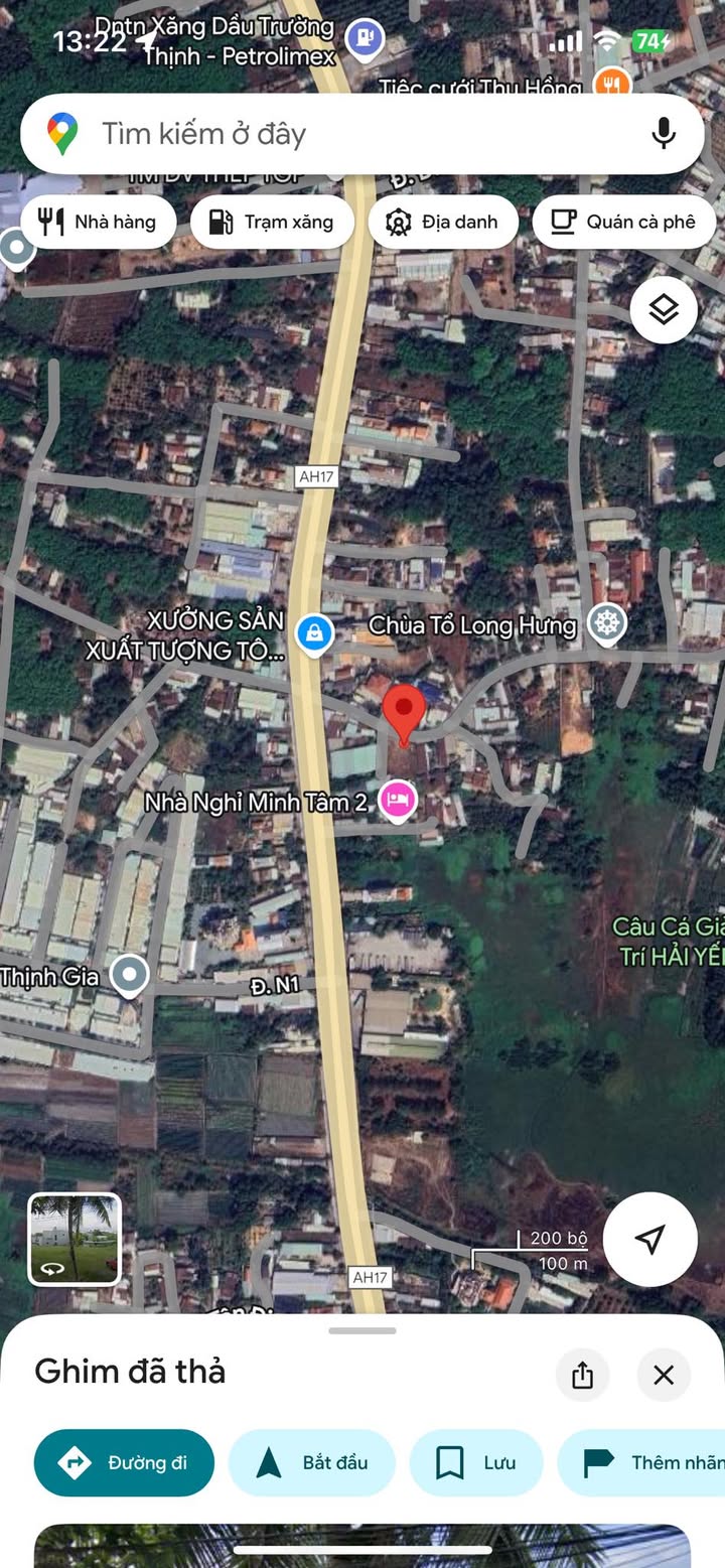 Đất nền Tân Định Bến Cát 125m² - Mặt tiền kinh doanh giá rẻ