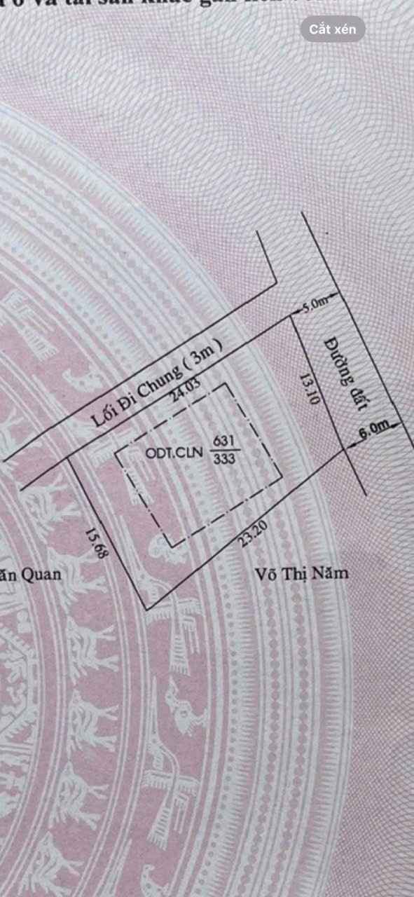 Đất nền Định Hòa Thủ Dầu Một 348m² giá 5 tỷ - Lô góc tiềm năng cho nhà vườn!