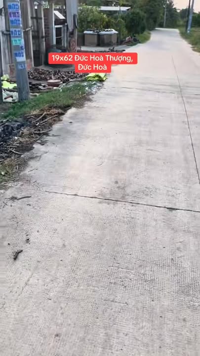 Đất nền Đức Hòa Thượng 1200m² giá 4.7 tỷ - Thích hợp xây kho xưởng, nhà vườn