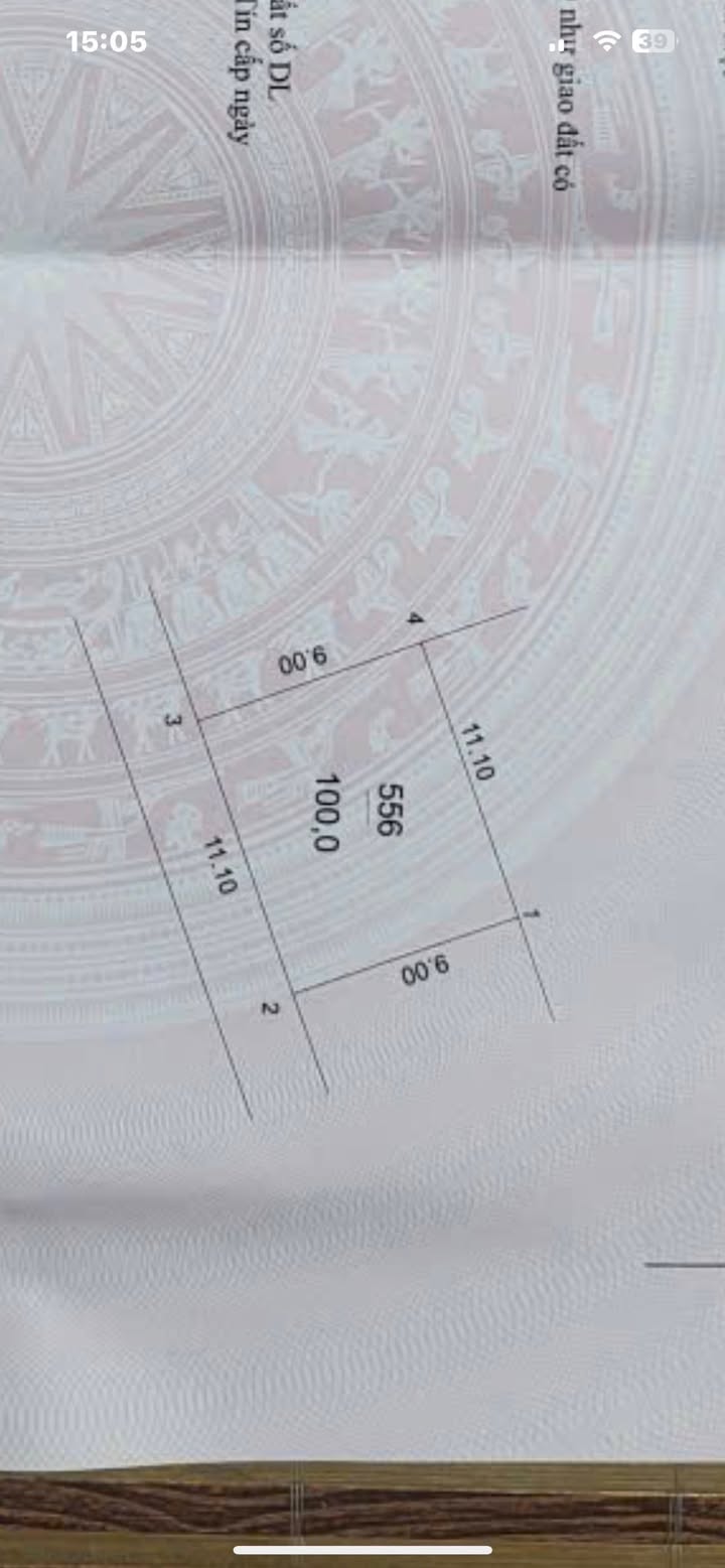 Đất nền 100m² khu phố Nội Thôn, Vân Tảo, Thường Tín - Giá chỉ 4 tỷ!