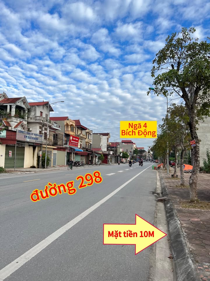 Đất nền mặt tiền đường 298, Việt Yên 150m² - Vị trí đắc địa cho kinh doanh