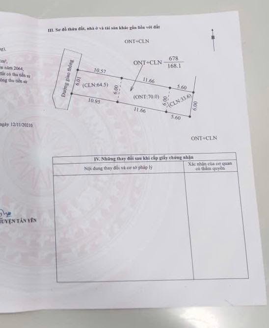 Đất nền Kim Tràng Tân Yên 168m² giá chỉ 1.2 tỷ - Đầu tư sinh lời ngay!