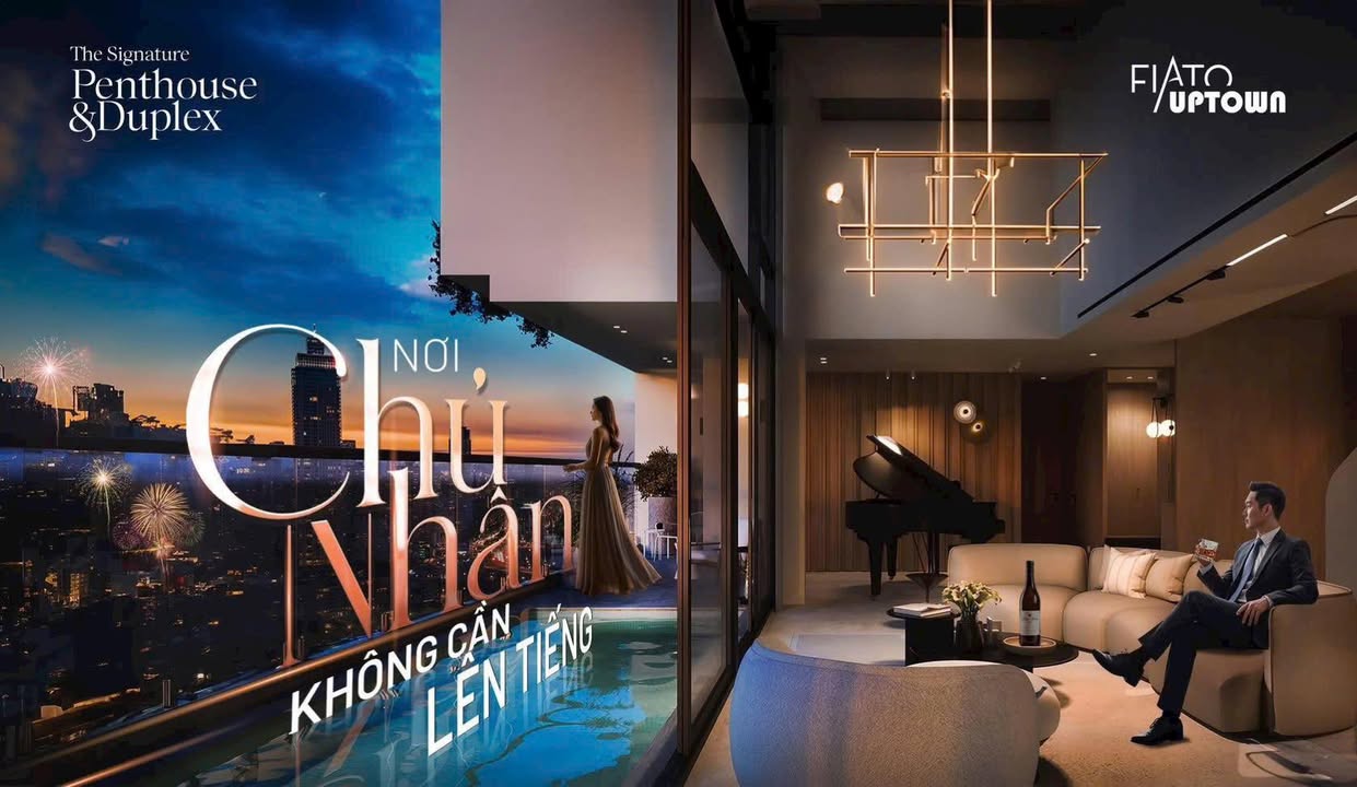 Căn hộ Penthouse Fiato Uptown Thủ Đức 300m² - Không gian sống đẳng cấp chờ đón!