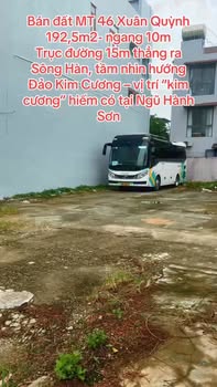 Lô đất biệt thự mặt tiền Xuân Quỳnh - 192.5m² giá 10 tỷ - Vị trí đắc địa tại Ngũ Hành Sơn!