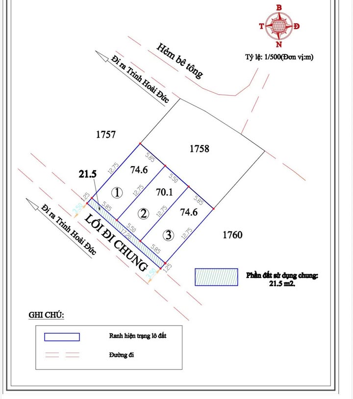 Đất nền Đà Lạt 72m² giá 2.6 tỷ - Pháp lý chuẩn, xây dựng thoải mái!