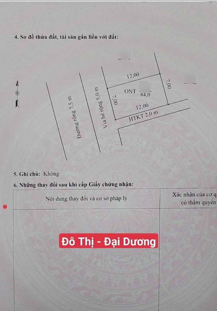 Đất nền Khu Đô Thị Đại Dương, Hưng Thịnh, 84m² giá 3 tỷ - Cơ hội đầu tư tuyệt vời!