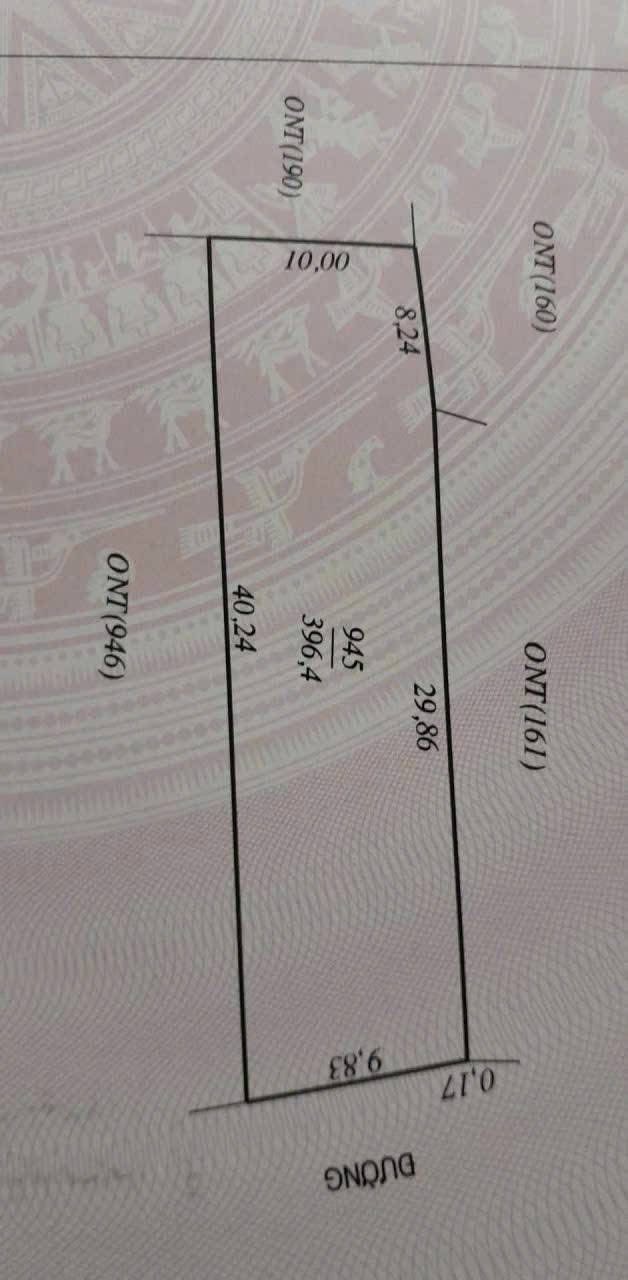 Đất nền Đô Lương 400m² - Sổ đỏ chính chủ, giá thỏa thuận hấp dẫn!