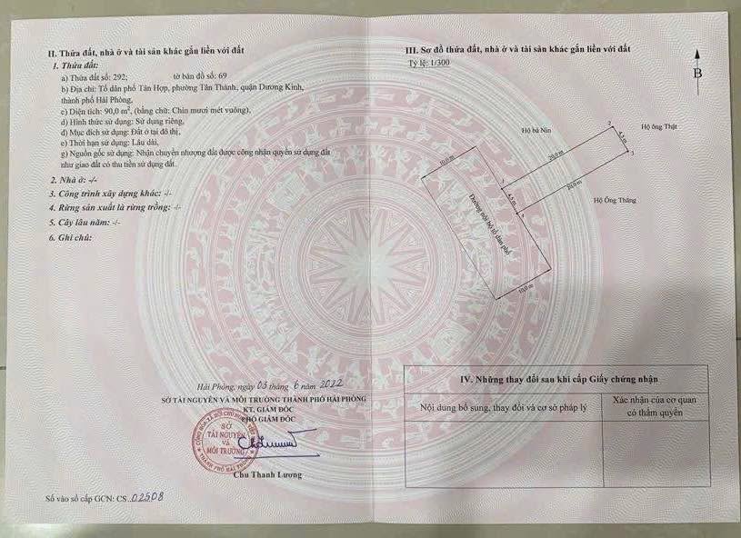 Đất nền đẹp tại Ngõ 81 Tân Thành, Dương Kinh, Hải Phòng - Giá chỉ 2,7 tỷ!