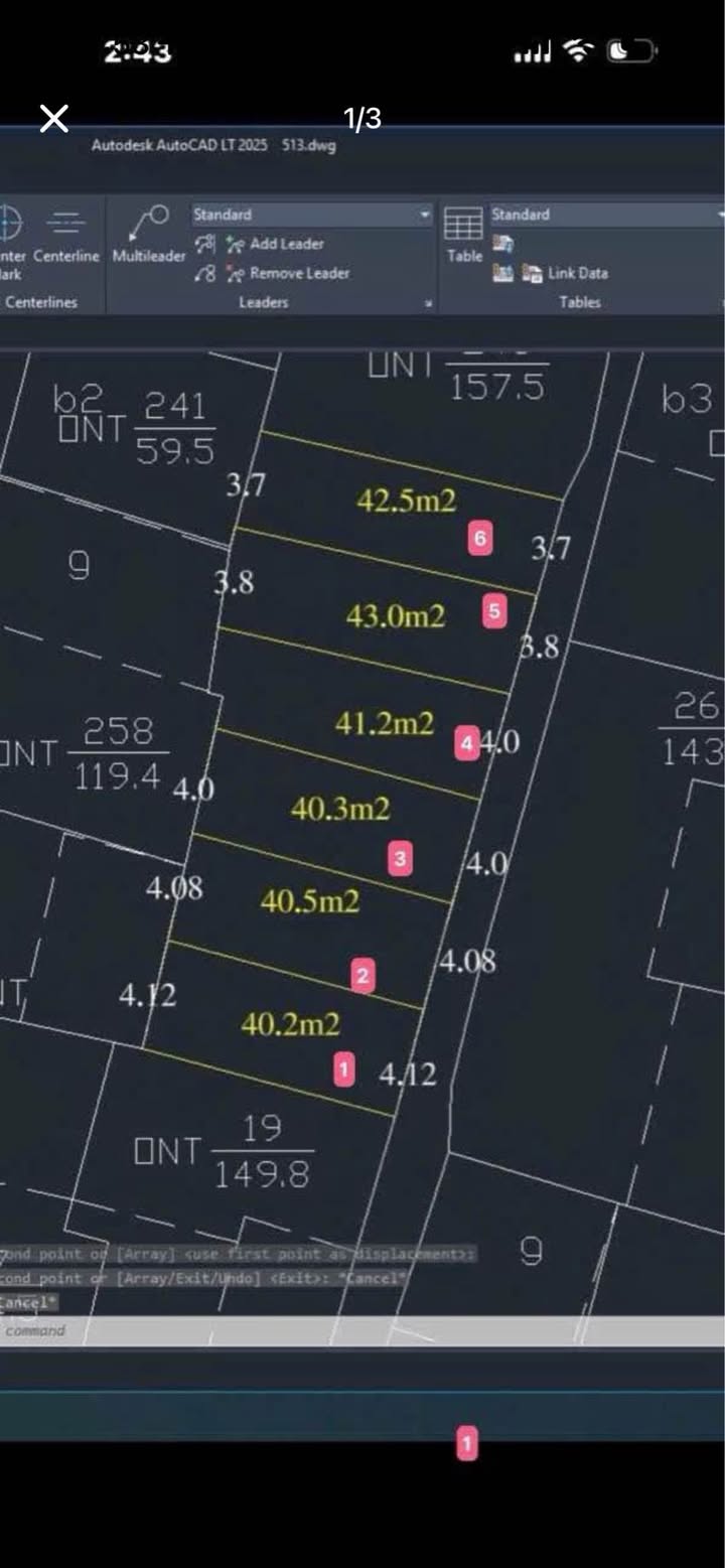 Đất nền 6 lô phố Me, Từ Sơn, 40m² chỉ 1 tỷ - Cơ hội đầu tư hấp dẫn!