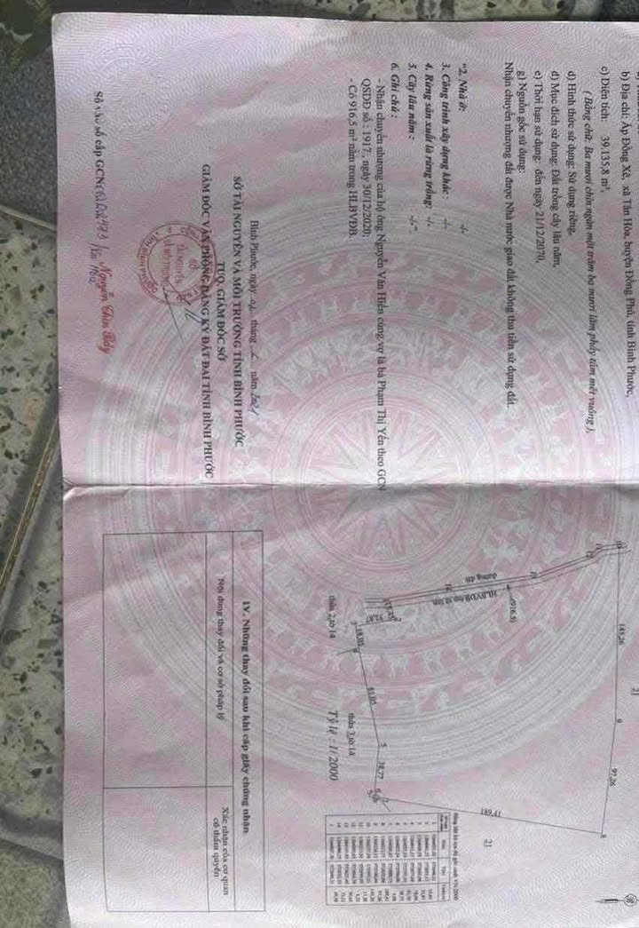 Đất Farm 39,000m² Tân Hòa, Đồng Phú - Giá 14 tỷ, Thương lượng ngay!