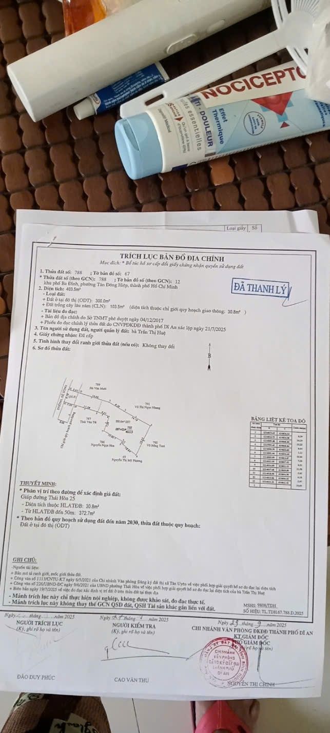 Đất nền khu phố Ba Đình, Tân Đông Hiệp, 403m² - Giá chỉ 8.06 tỷ VND