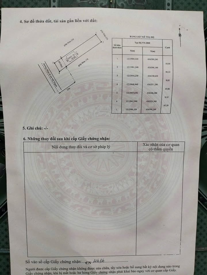 Đất thổ cư mặt tiền nhựa 547m² giá 850 triệu - Gần chợ Ba Bàu sầm uất!