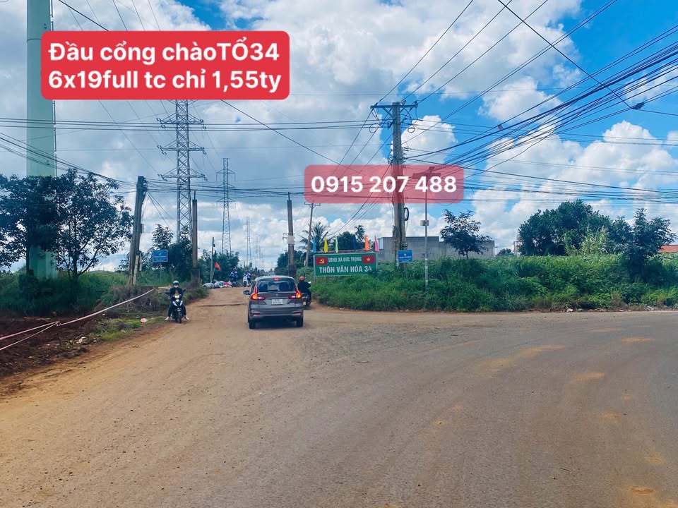 Đất nền Đức Trọng - Tổ 34 114m² giá 1.55 tỷ - Sổ đỏ chính chủ, công chứng ngay!