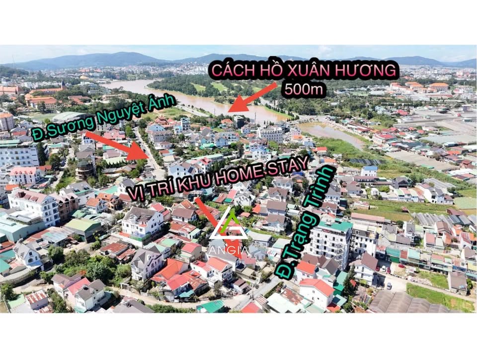Homestay Mặt Tiền Trạng Trình, Đà Lạt 937m² Giá 49 Tỷ - Kinh Doanh Ngay!