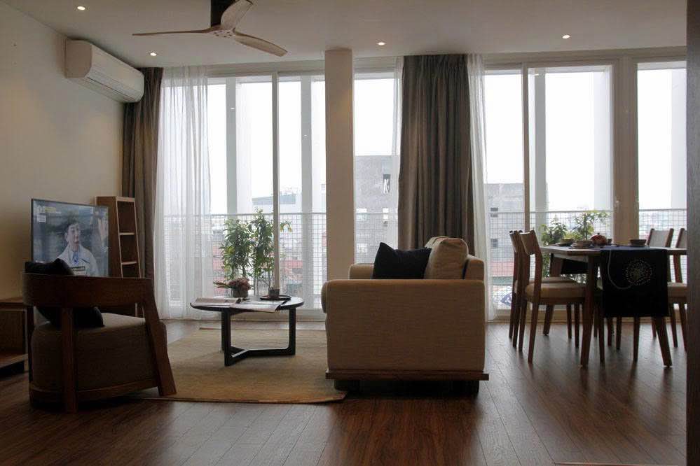 Căn hộ dịch vụ 2 phòng ngủ Đào Tấn, Ba Đình 90m² - Sang trọng và hiện đại!