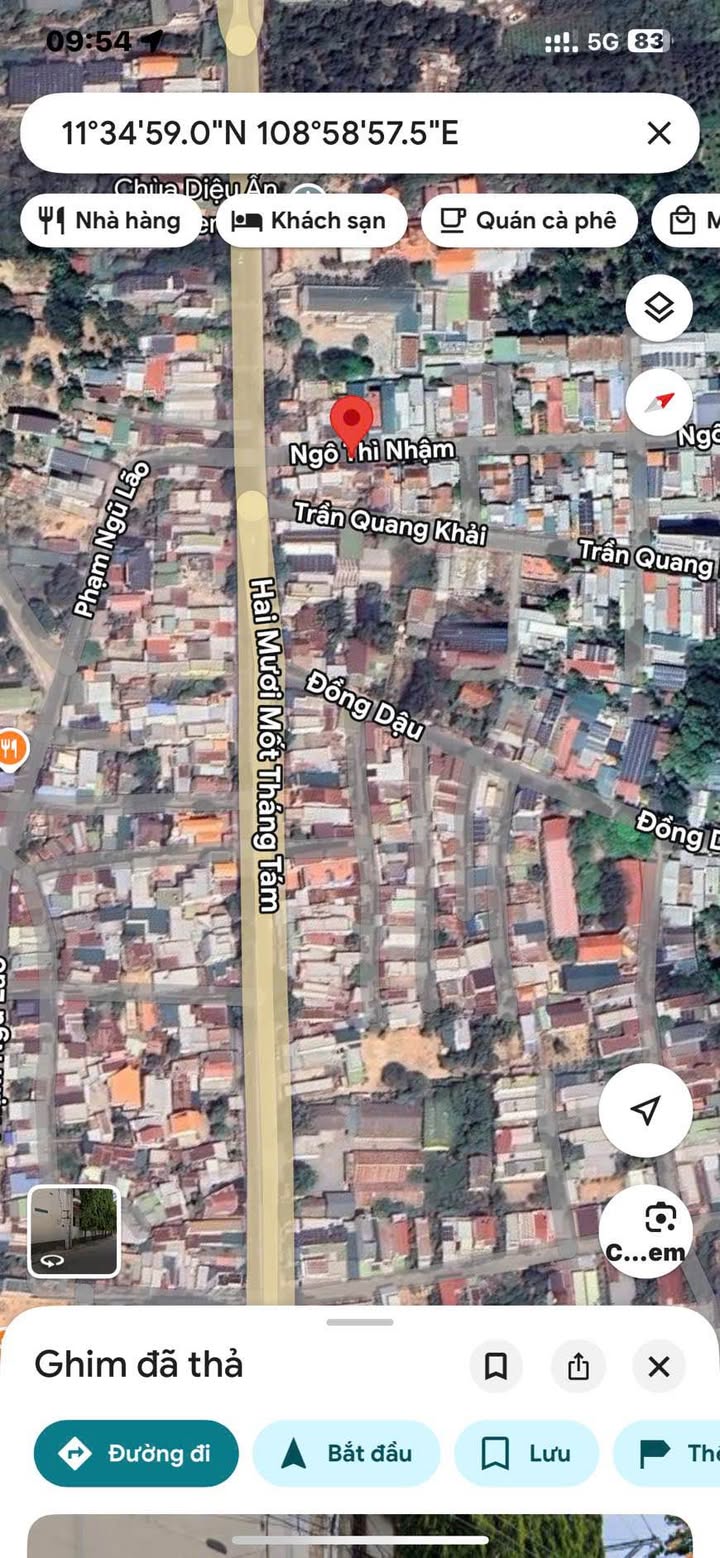 Nhà 2 mặt tiền đường Ngô Thị Nhậm, Phan Rang 153m² giá 2.49 tỷ - Cơ hội đầu tư hiếm có!