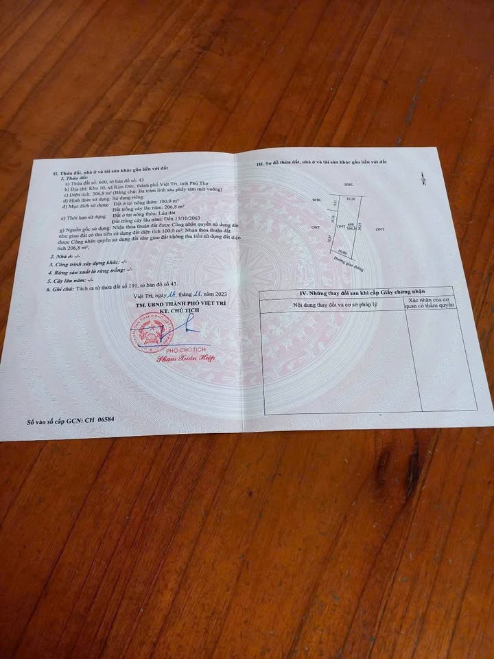 Đất nền Kim Đức, Việt Trì 300m² giá chỉ 2.1 tỷ - Đầu tư tiềm năng!