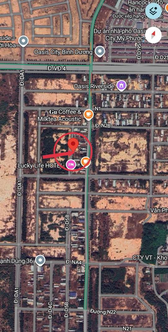 Đất mặt tiền đường D5A, khu đô thị Mỹ Phước 4, 150m², giá 1.6 tỷ - Sổ đỏ chính chủ